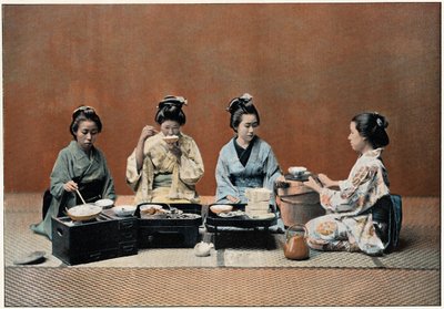 En spisestue, c1890 af Unbekannt