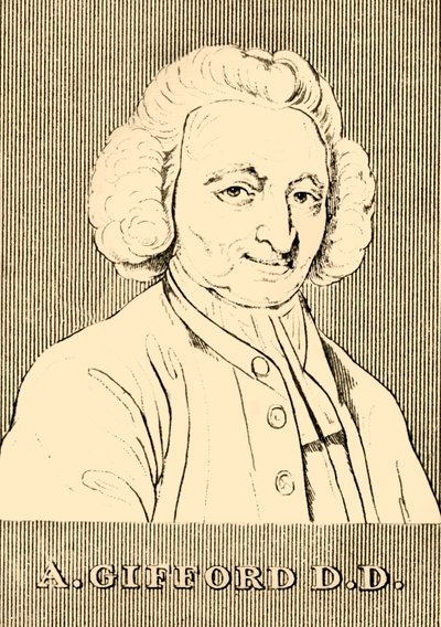 A. Gifford D.D., 1700-1784, 1830. af Unbekannt