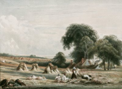 En høstscene, c1900. af Unbekannt