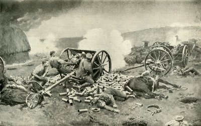 En heltedåd af Royal Horse Artillery nær Compiègne, 1919. af Unbekannt