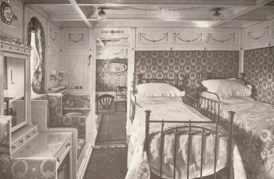 Et hjem på det rullende dyb. Ombord på en Royal Mail., 1914 af Unbekannt