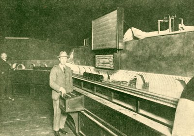 En model af Post Office Tube Railway, 1930. af Unbekannt