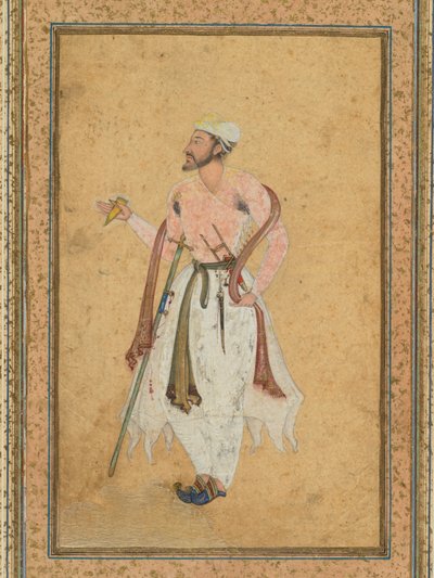 En mogul-hoffmand, ca. 1575, grænse tilføjet formentlig 1700-tallet. af Unbekannt