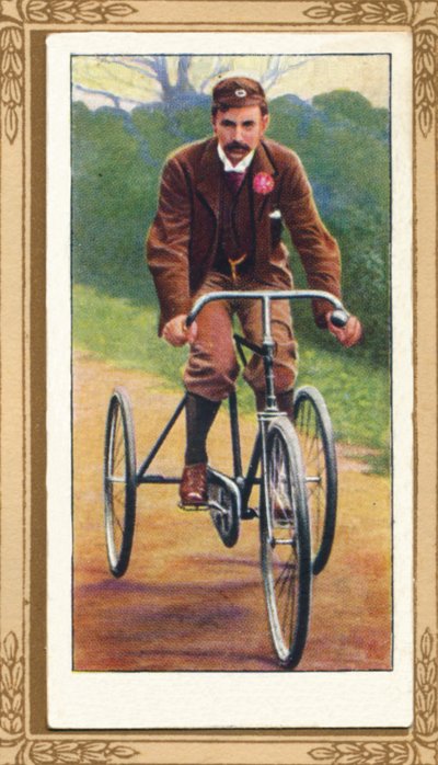 En bemærkelsesværdig tricyklist - F. T. Bidlake, 1939 af Unbekannt