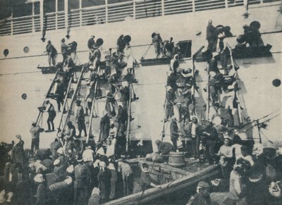 En ny metode til kuldannelse ved havnen i Yokohama, 1936 af Unbekannt