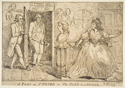 Et kig på St. Peter eller Digteren i en Pickle, 23. juli 1789. af Unbekannt