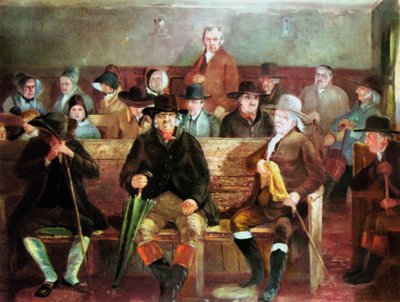 Et kvækermøde, 1839 af Unbekannt