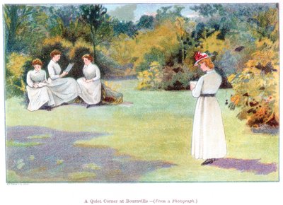 Et stille hjørne i Bournville, 1892. af Unbekannt