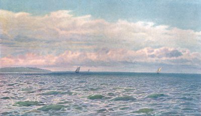 A Sunny Day in the Solent, c1900. af Unbekannt