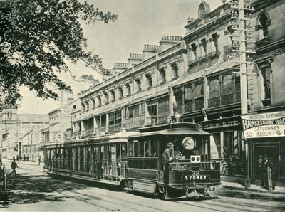 En Sydney Steam Tram, 1901. af Unbekannt