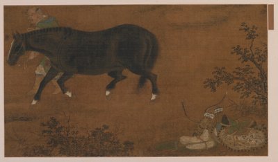 En tatar, hans hest og udstyr, Ming-dynastiet, 1368-1644. af Unbekannt