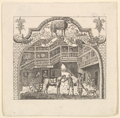 Et værtshuskort til John Shaw, 1790