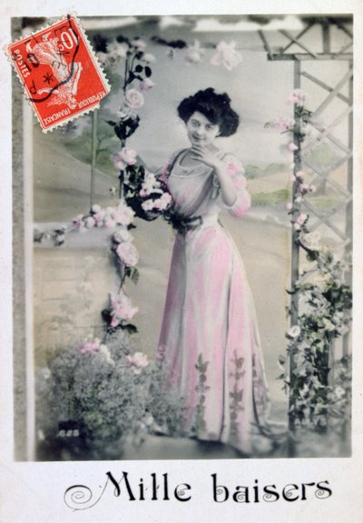 Tusind kys, fransk postkort, c1900 af Unbekannt