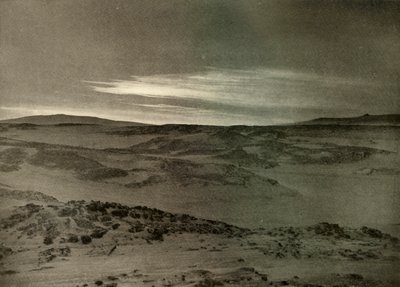 A View North, Towards The Dying Sun, i marts c1908, 1909. af Unbekannt
