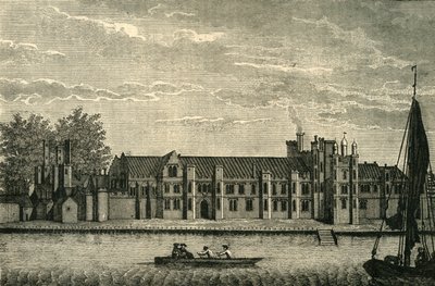 En udsigt over det gamle kongelige palads kaldet Placentia, c1878. af Unbekannt