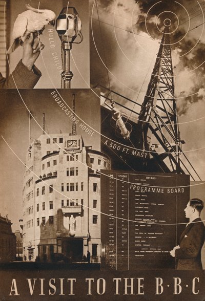 Et besøg på BBC, 1937 af Unbekannt