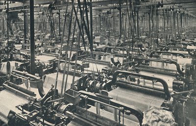 Et væveskur, c1917 af Unbekannt