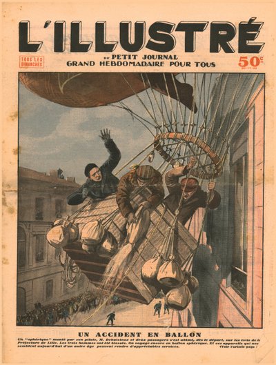 En ballonulykke, 1932. af Unbekannt