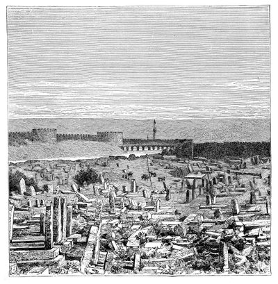 En bro over floden Tigris, Diyarbakir, Tyrkiet, 1895 af Unbekannt