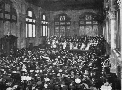 En koncert på Guildhall School of Music, London, c1901 1901 af Unbekannt