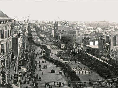 En festdag i den amerikanske hovedstad, Washington DC, USA, 1895. af Unbekannt