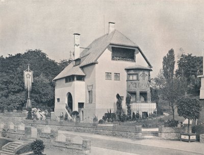 Et hus tegnet af Hans Christiansen, c1901 1901-1902 af Unbekannt