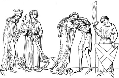 En ridderbevæbning, 1849 af Unbekannt