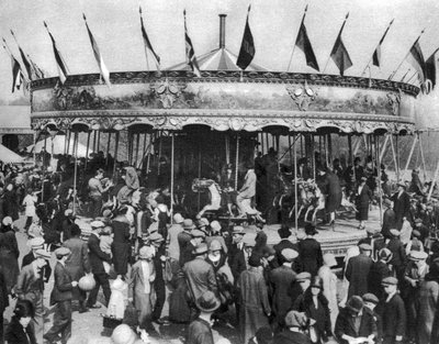 En karamell, en del af et helligdagskarneval på Hampstead Heath, London, 1926-1927 af Unbekannt
