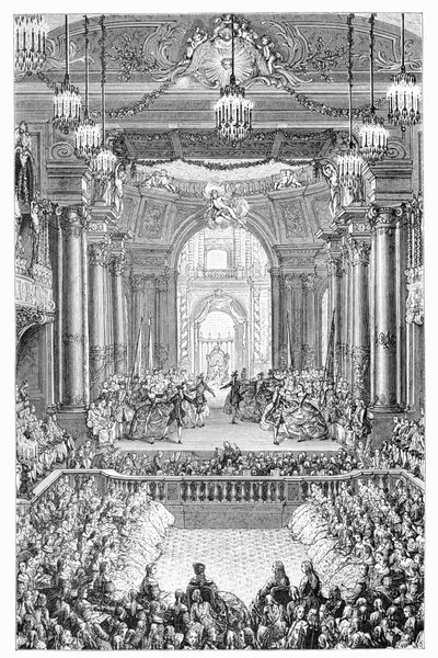 Et kongeligt bal, 1800-tallet af Unbekannt
