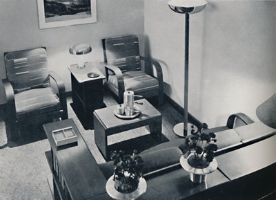 En del af stuen, 1936 af Unbekannt