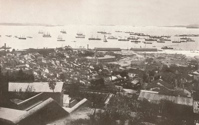 Udsigt over de nye kajer på byggetidspunktet, 1914 af Unbekannt