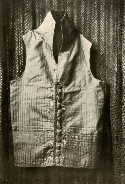 En vest båret af grev Lemcke, c1798, 1937. af Unbekannt