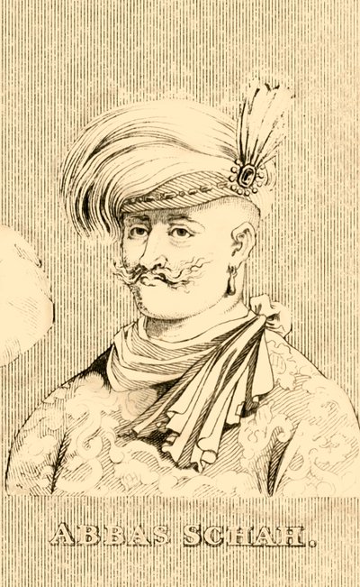 Abbas Shah, 1571-1629, 1830. af Unbekannt