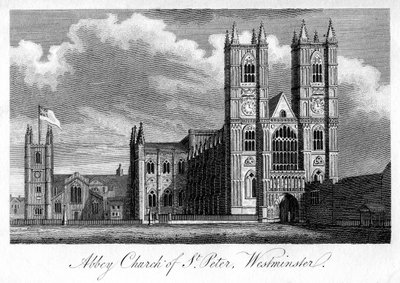 Abbey Church of St Peter, Westminster, London, 1805 af Unbekannt