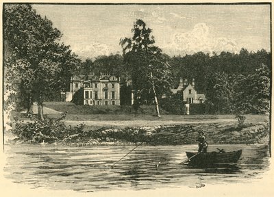 Abbotsford, fra floden, 1898. af Unbekannt