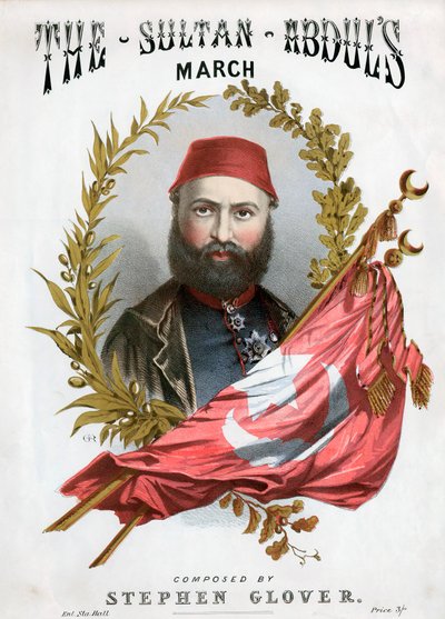Abd-ul-Aziz 1830-1876, Sultan af Tyrkiet fra 1861, c1871 af Unbekannt
