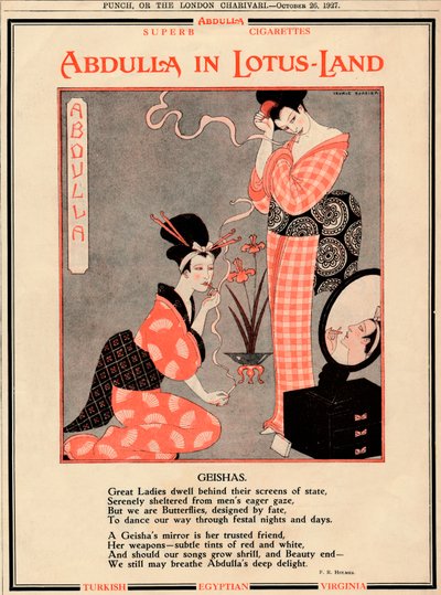 Abdulla i Lotus-Land - Geishaer, 1927 af Unbekannt