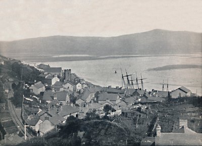 Aberdovey - Udsigt over byen og bugten, 1895 af Unbekannt