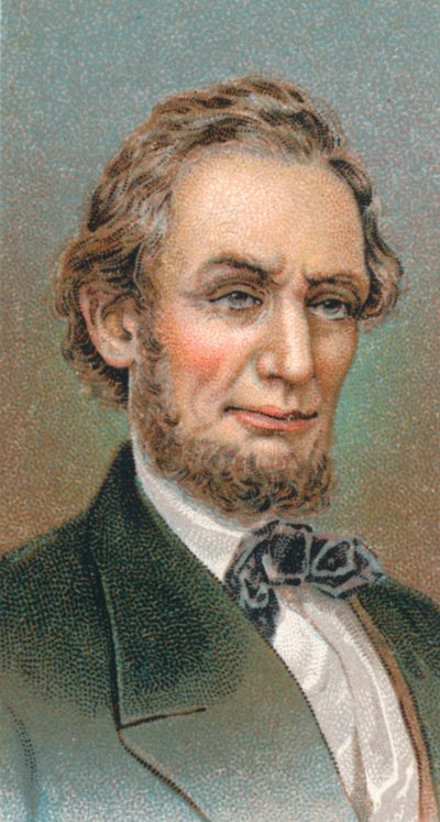Abraham Lincoln 1809-1865 16. præsident for USA, 1924 af Unbekannt