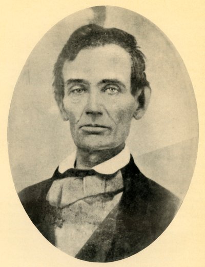 Abraham Lincoln, 1858, 1930. af Unbekannt