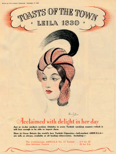 Rost med glæde i sin tid, Toasts of the Town - Leila 1830, 1940 af Unbekannt