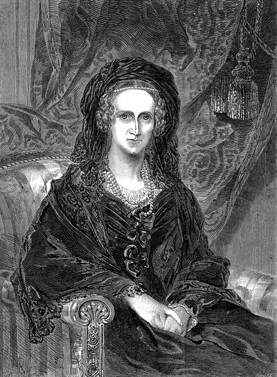 Adelaide af Sachsen-Coburg Meiningen 1792-1849, tyskfødt dronning-konsort af William IV, 1849 af Unbekannt