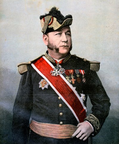 Admiral Humann, chef for den franske flåde i Fjernøsten, 1893 af Unbekannt