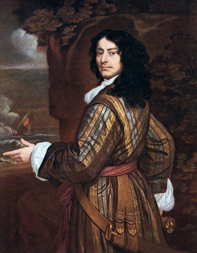Admiral Sir John Harman, engelsk søofficer, 1800-tallet af Unbekannt