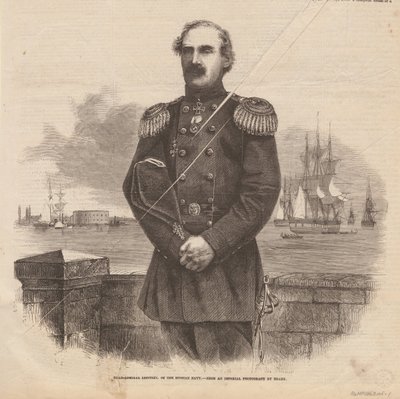 Admiral Stepan Stepanovich Lesovsky 1816-1866, 1863 af Unbekannt