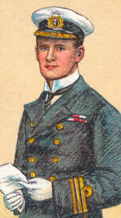 Admiral Teddy Evans, 1881-1957, britisk flådeofficer og Antarktis opdagelsesrejsende, 1916 af Unbekannt