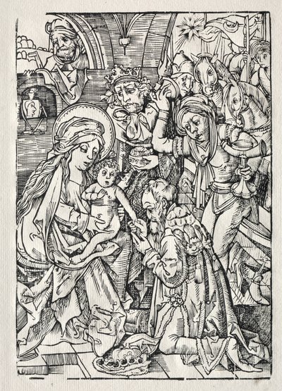 Kongernes tilbedelse, ca. 1500. af Unbekannt