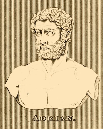 Adrian, 76-138 e.Kr., 1830. af Unbekannt