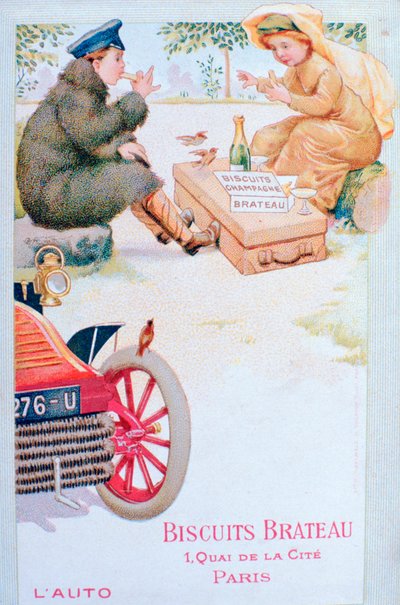 Annonce for Biscuits Brateau, ca. 1900-tallet af Unbekannt