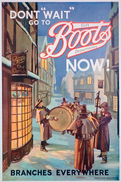 Annonce for Boots the Chemists, 1924 af Unbekannt